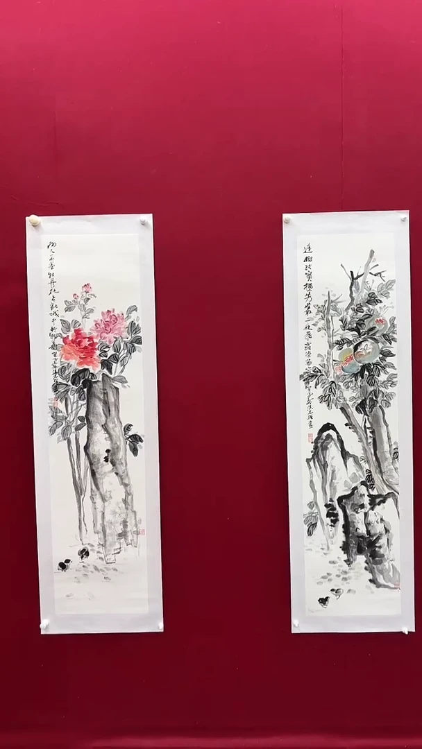 国画焦老师绘画作品 带荣宝斋宁波证书 花鸟一幅