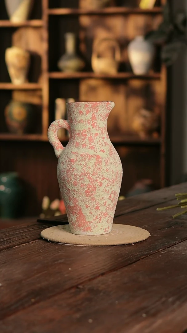 摆件27-379 陶瓷花器高30口径10