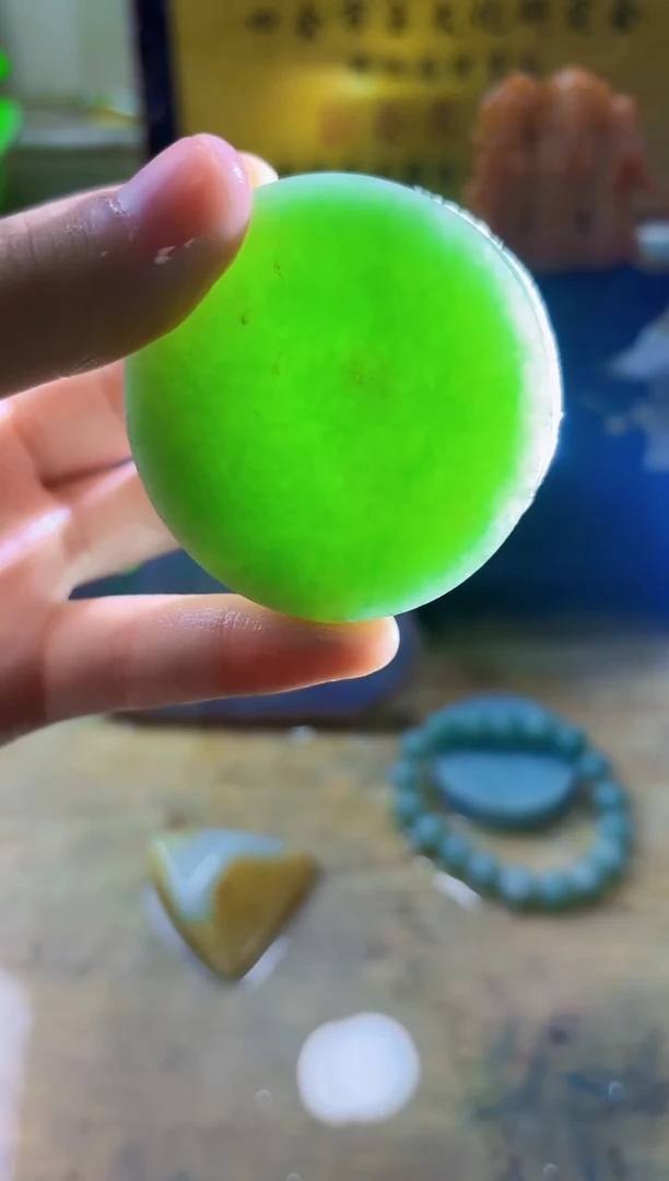 未镶嵌挂件翡翠A货小璀3715