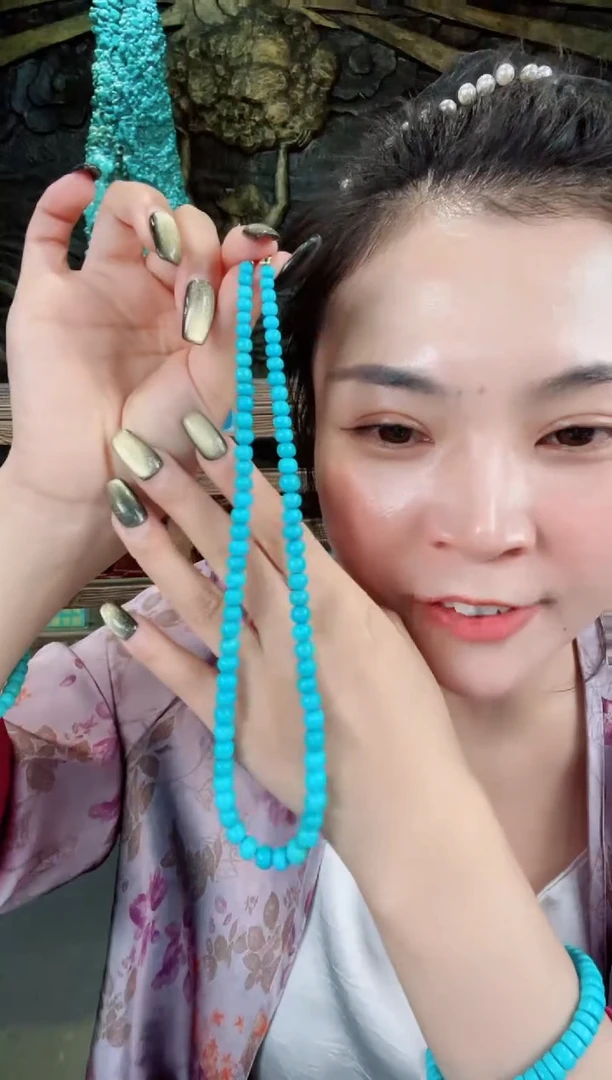 未镶嵌绿松石项链发货一件