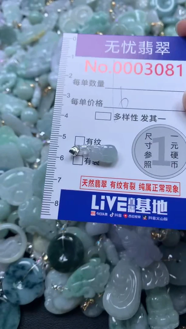 颈饰未镶嵌翡翠3081