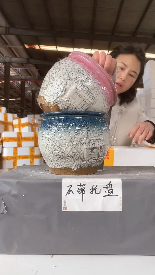【闪购商品】红陶宜兴紫砂花盆20*18