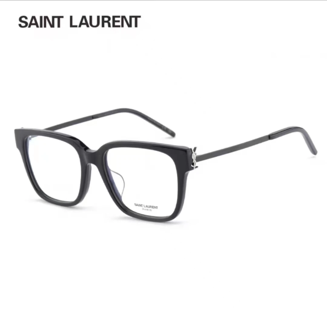 全新未使用 YSL/圣罗兰 小花6花 AF002 椭圆形墨镜