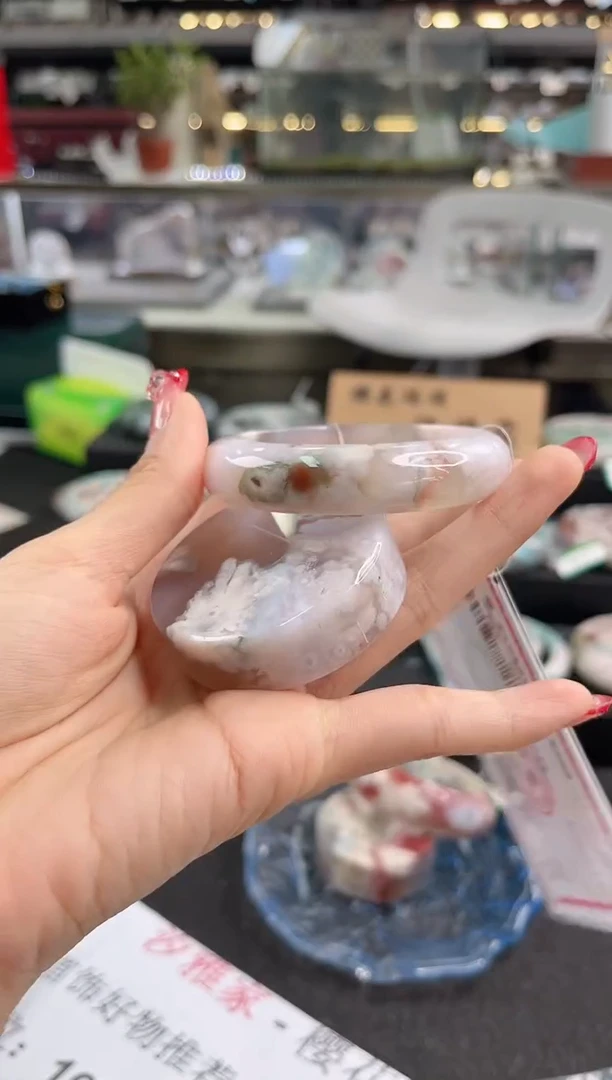 未镶嵌手镯石英质玉53圈口 （赠品镯心）344428