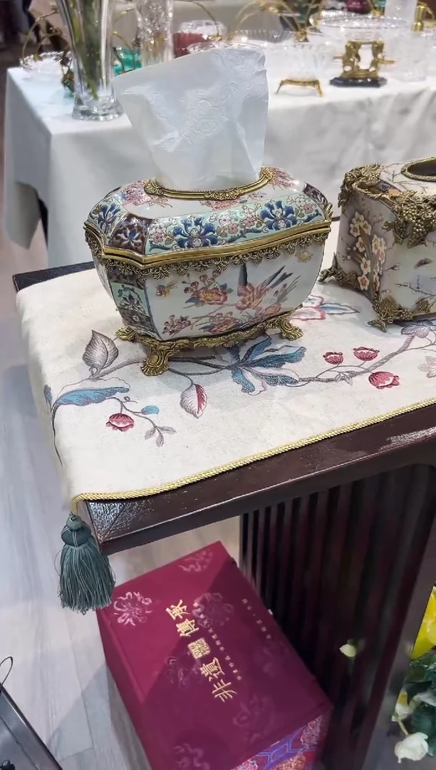 陶瓷陶瓷陶瓷花瓶插花果盘摆件01