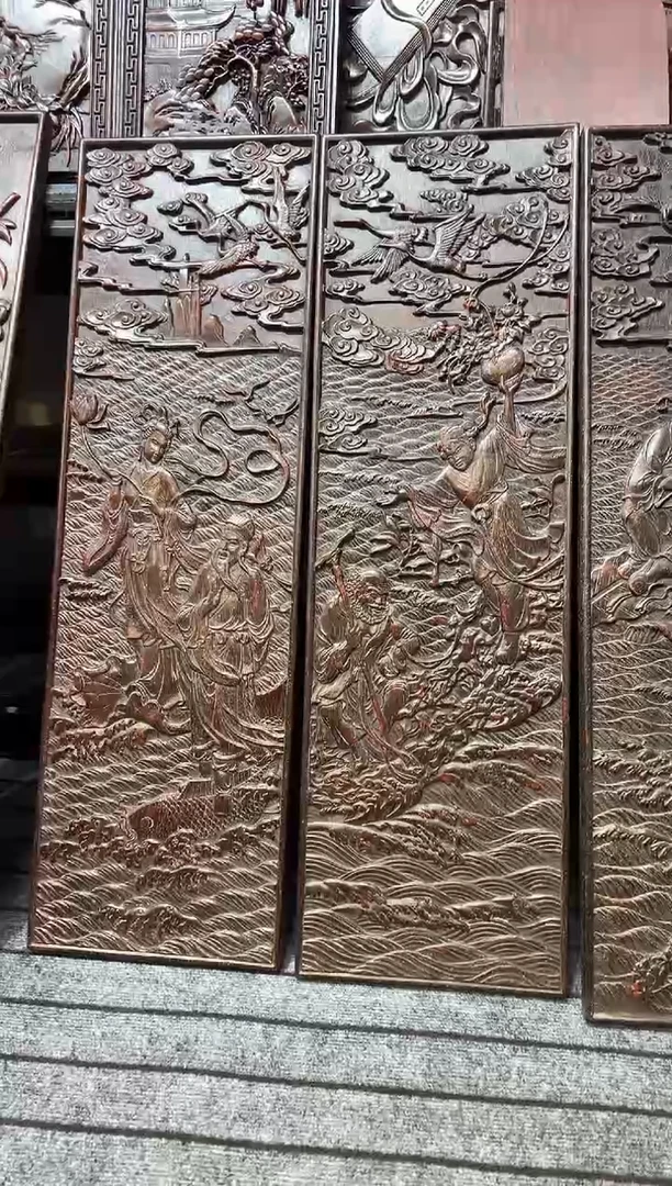 木紫檀雕刻一物一拍