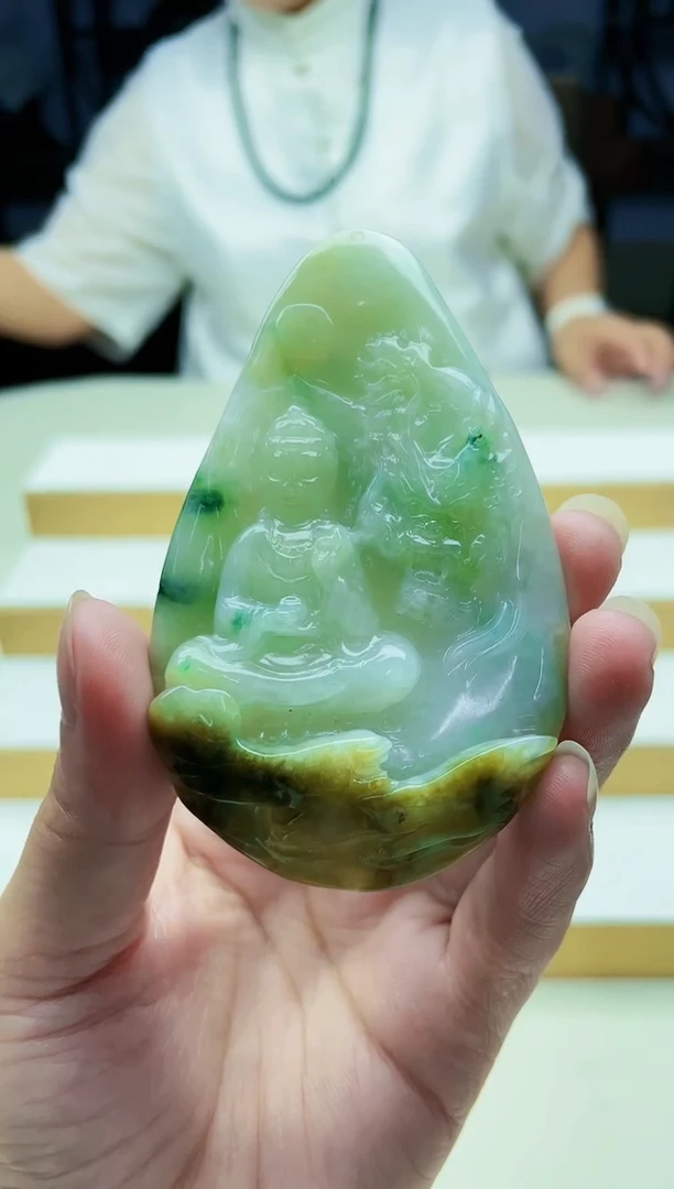 未镶嵌定制翡翠毛货09150083