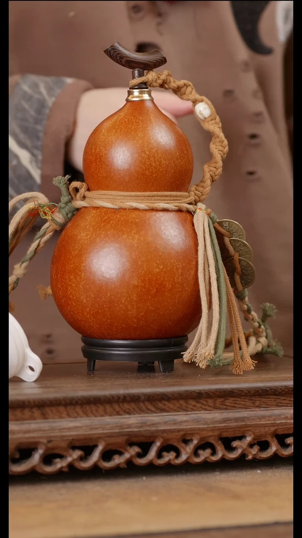 170号精品天然大漆酒葫芦一物一拍~