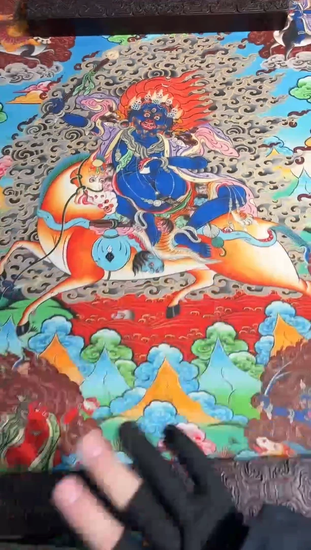 卷轴画路路的唐卡tk160
