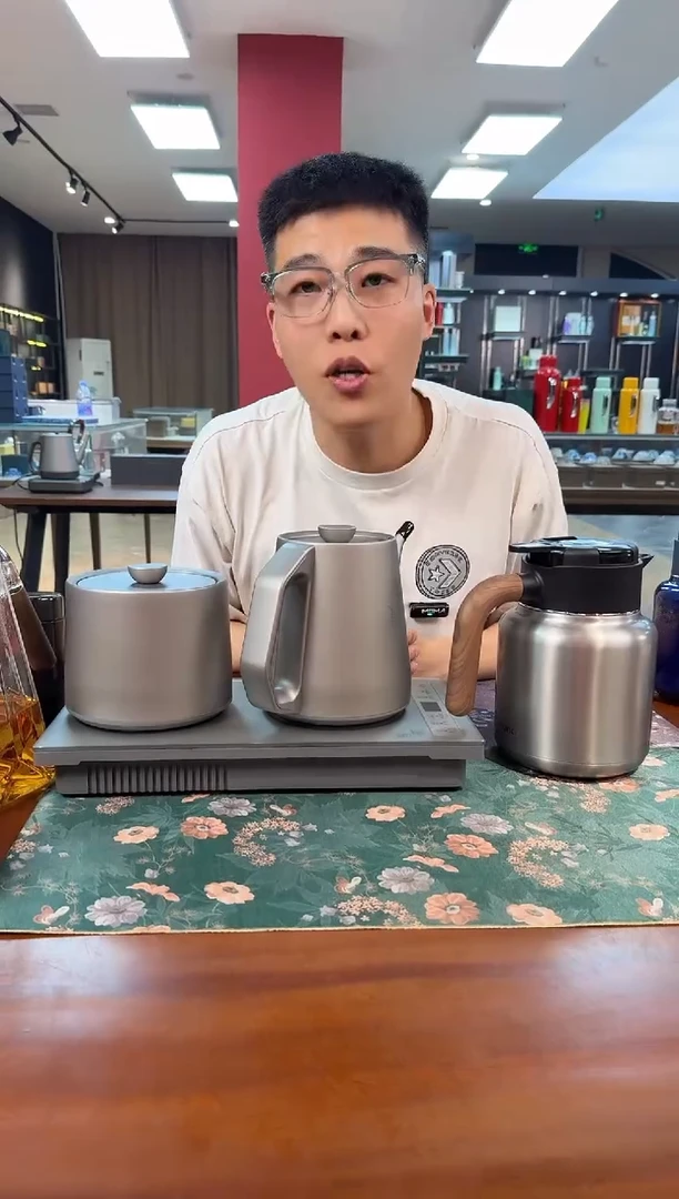 消毒款钛烧水壶+银焖壶000
