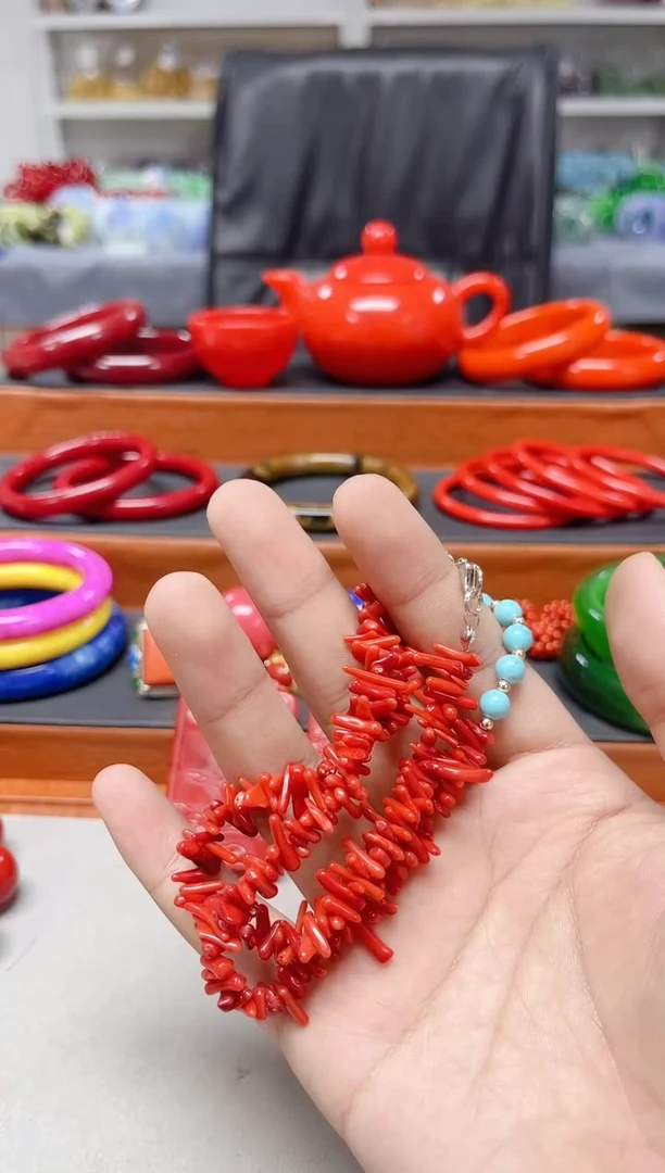 01号精品红色DIY项链