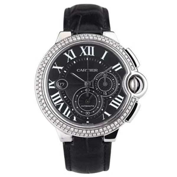 99新 Cartier/卡地亚 老佛爷/卡地亚蓝气球后钻/自动/单表/44mm