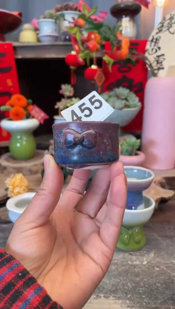 【闪购商品】摆件455知木小芳花盆