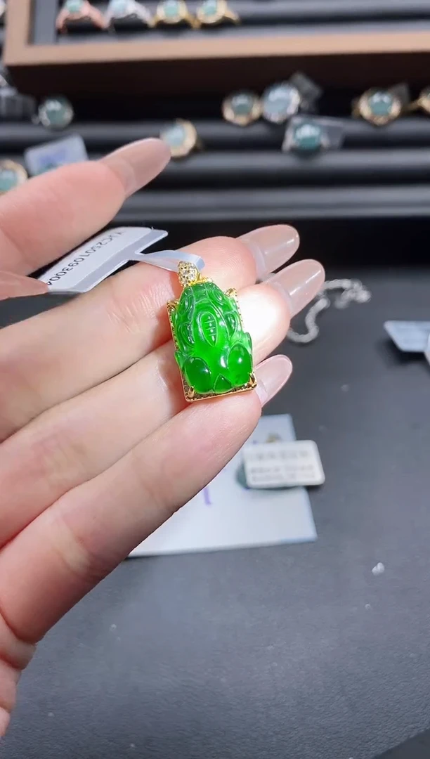 【闪购商品】翡翠戒指银S925镶嵌54151