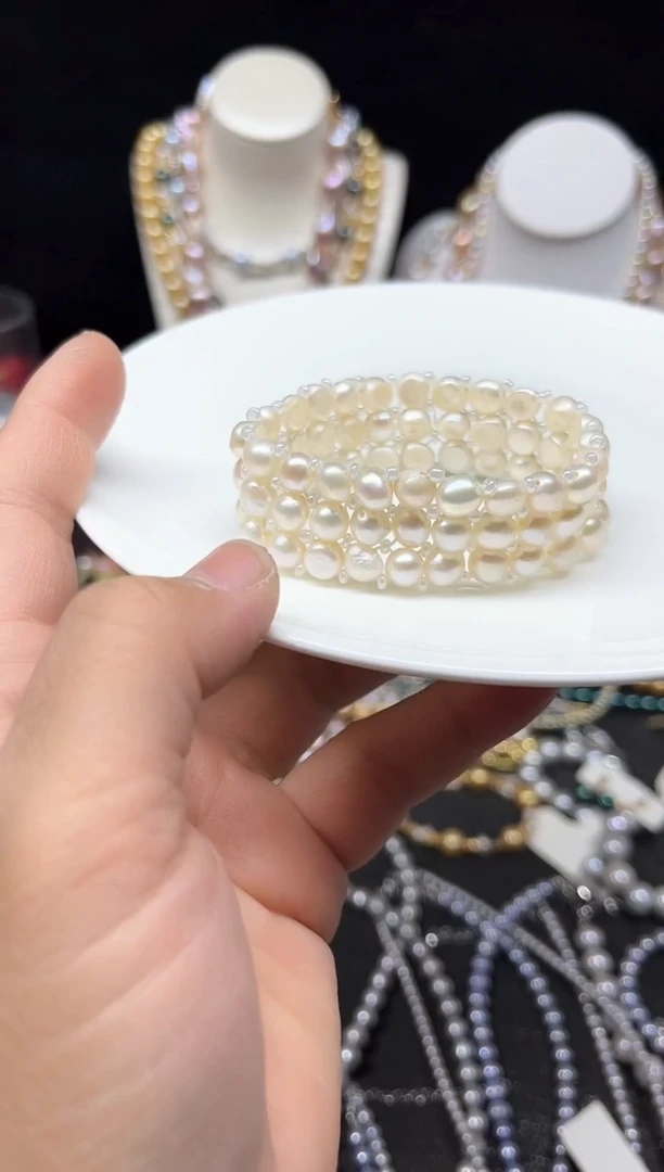 【闪购商品】淡水珍珠手串未镶嵌多人