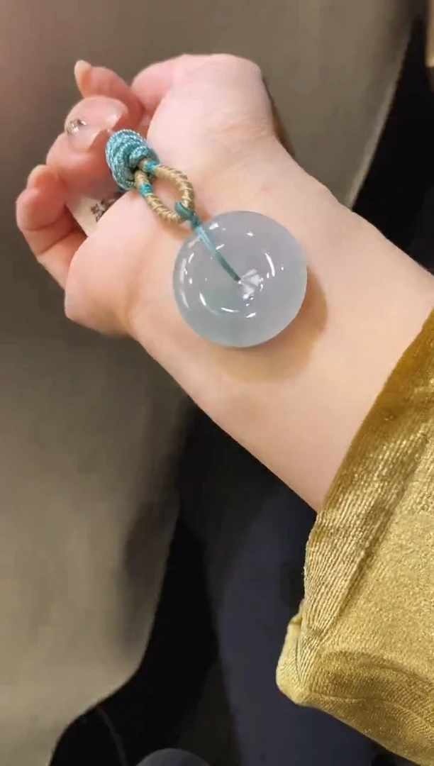 吊坠(不含链)未镶嵌翡翠平安扣