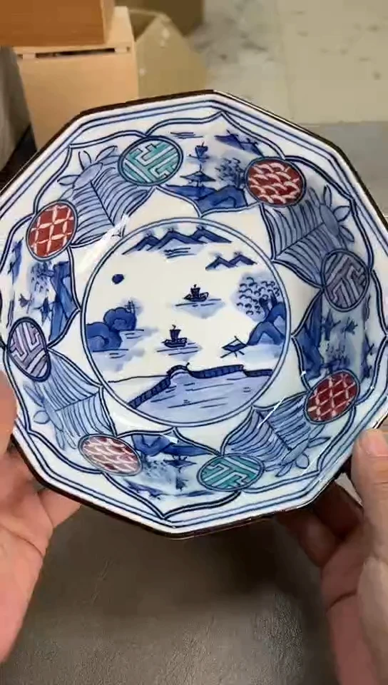 瓷片宝泉作内绘纯手绘全新原盒