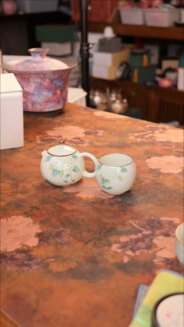 【闪购商品】陶瓷茶具（无礼盒无茶盘）@@A11184