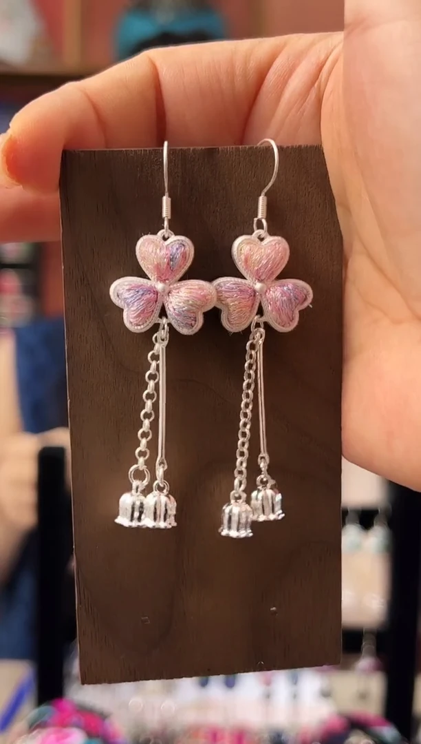 织绣艺枝独绣老绣饰品602