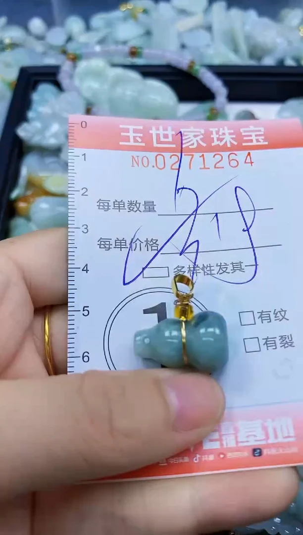 翡翠未镶嵌颈饰闪购0271264多样性发其一