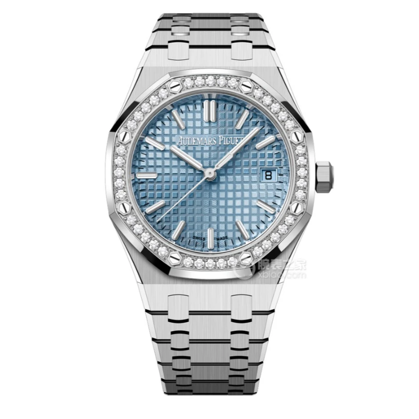 全新未使用 AIPE/爱彼 爱彼皇家橡树77451st冰蓝钻圈 25年国行