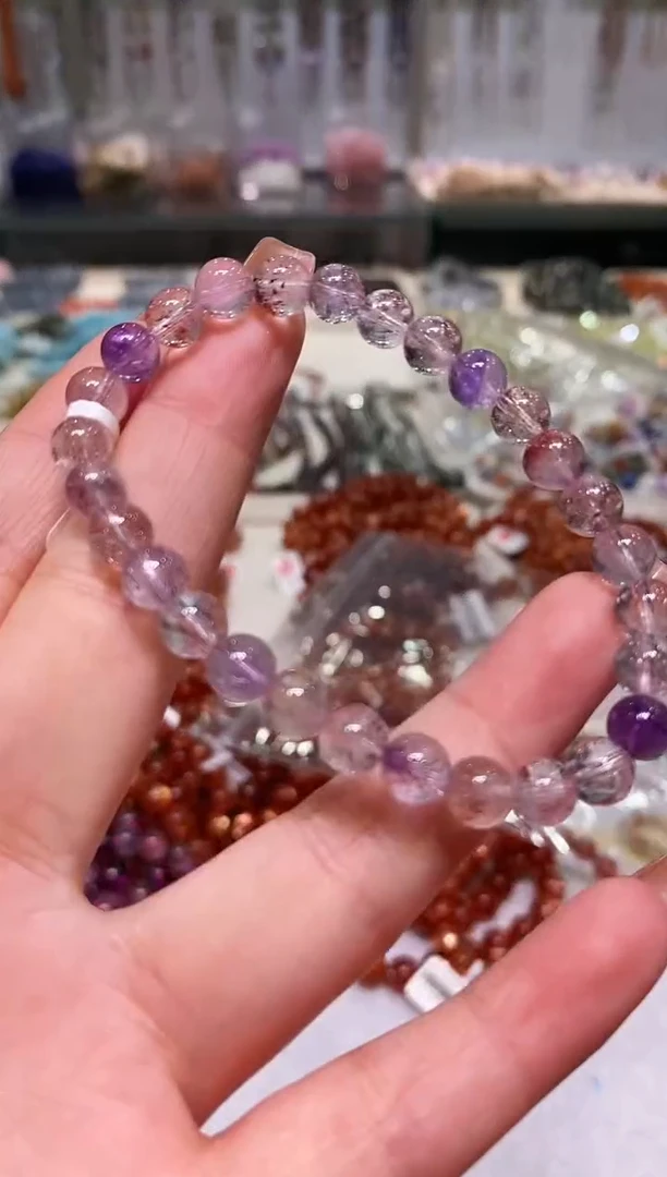 未镶嵌手链水晶多样性发其一 超七6+