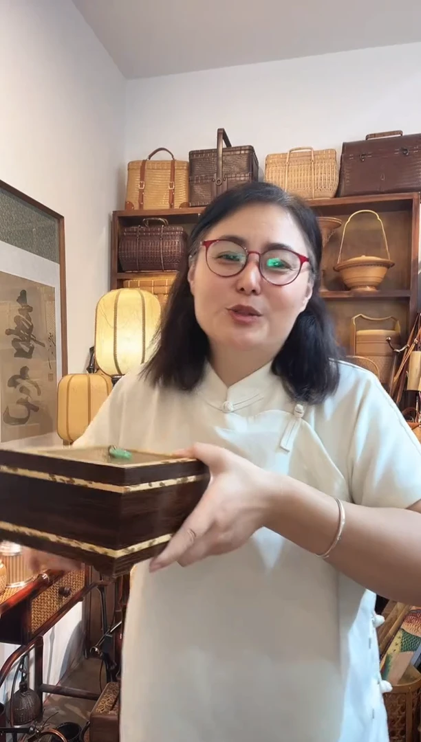 手工竹制首饰盒茶盒