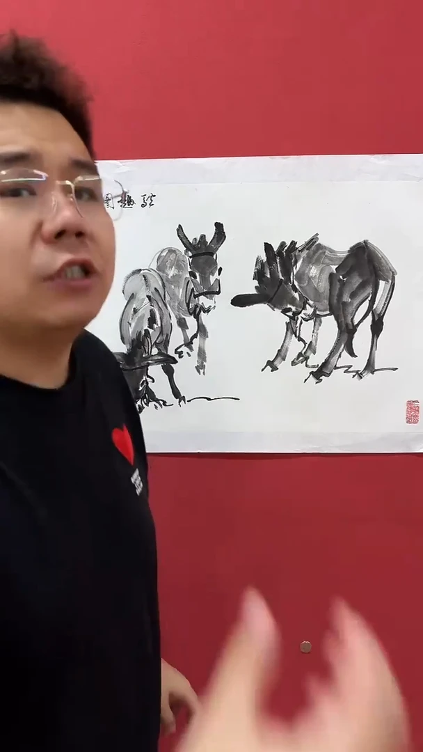 国画徐庐陵精品毛驴2.7平尺