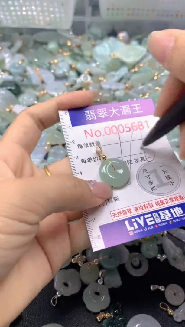 颈饰未镶嵌翡翠5681