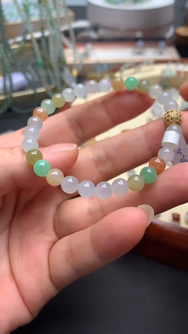 【闪购商品】翡翠手串未镶嵌翡翠珠珠手串