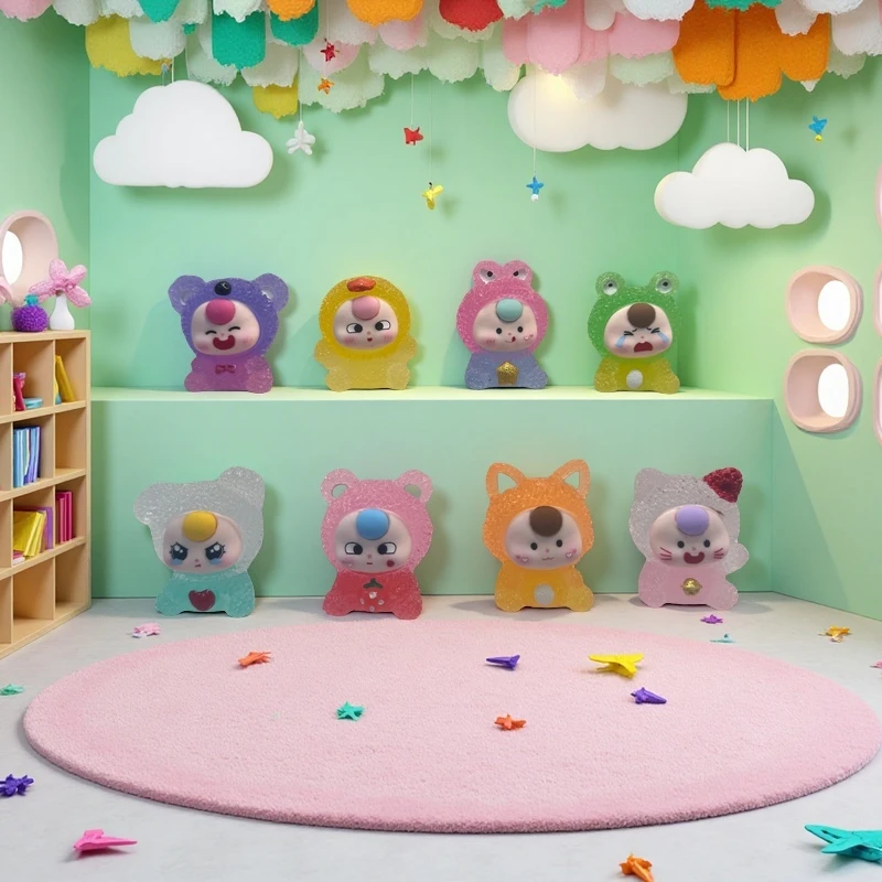 糖果福娃崽崽渐变diy饰品挂件汽车文创摆件