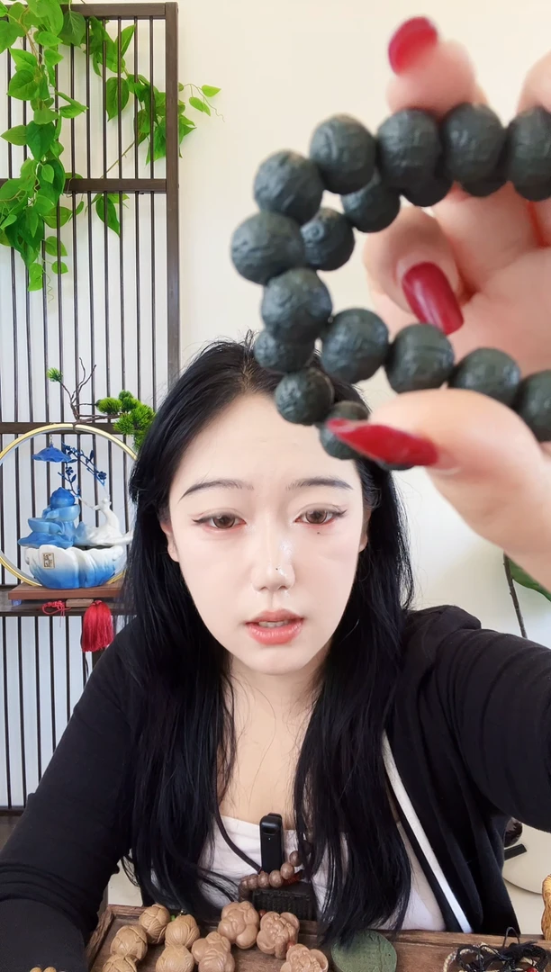 泥塑清肝凝神吉祥手串