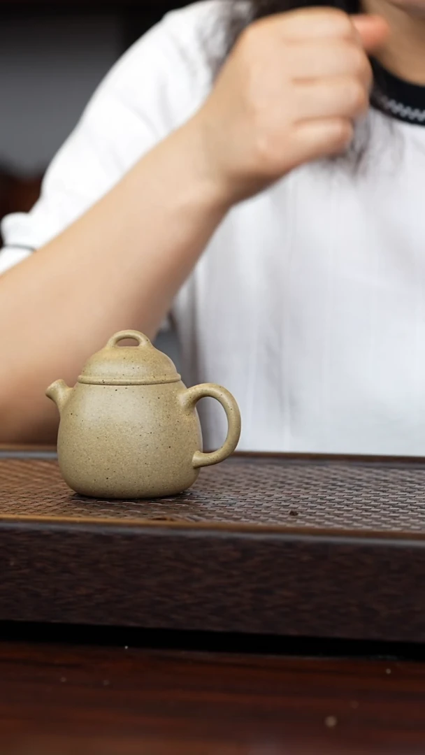 茶壶紫砂19号，丹壶溢香紫砂壶150毫升