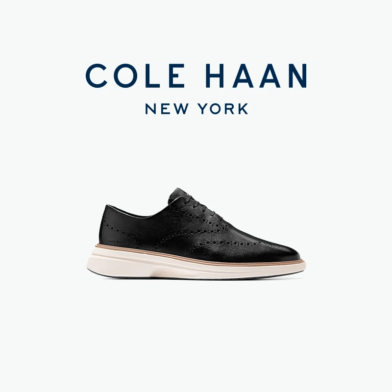 Cole Haan/歌涵25男款牛皮革鞋面透气板鞋时尚休闲男鞋C41526