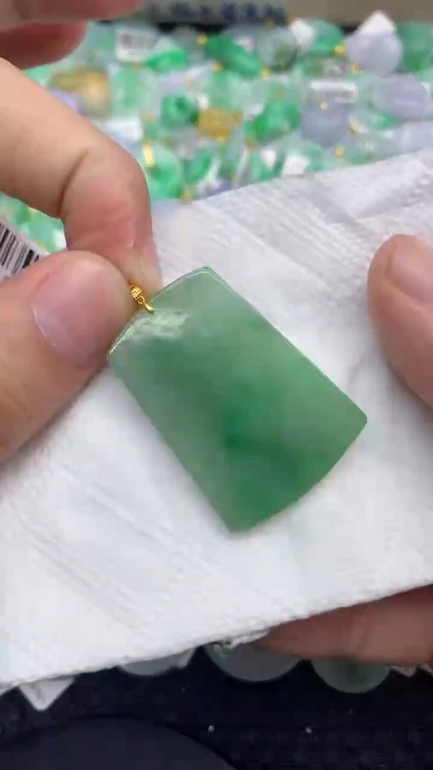 颈饰未镶嵌翡翠天然缅甸A货翡翠