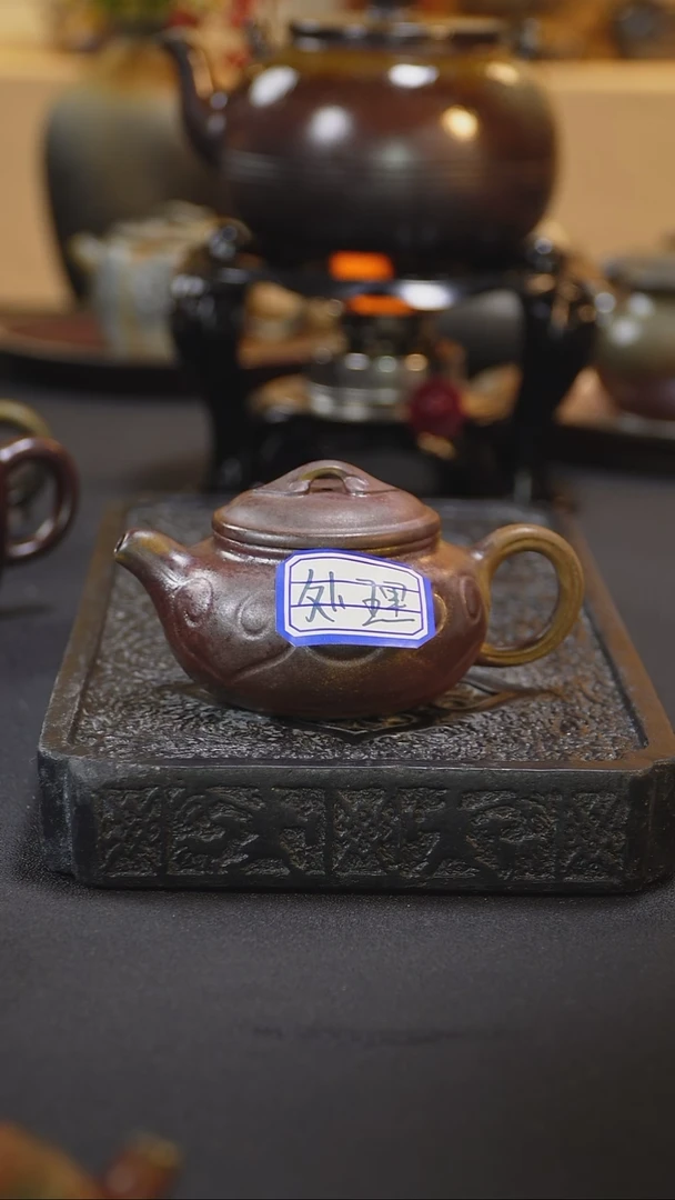 紫砂柴烧南**在纯自然柴烧