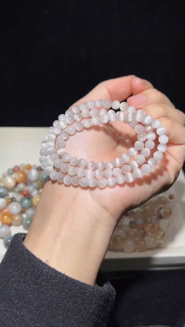 未镶嵌手串水晶39彩兔毛出厂价默认微瑕不退换6+