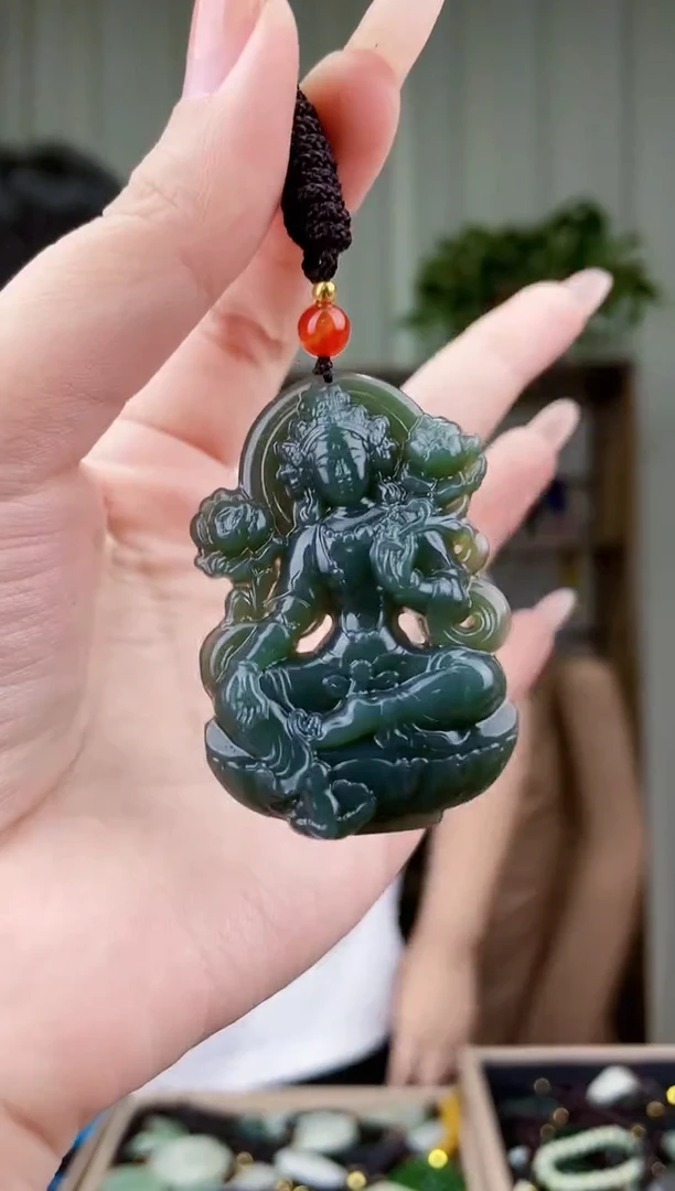 和田玉未镶嵌挂件拍一发一，多样性发货！