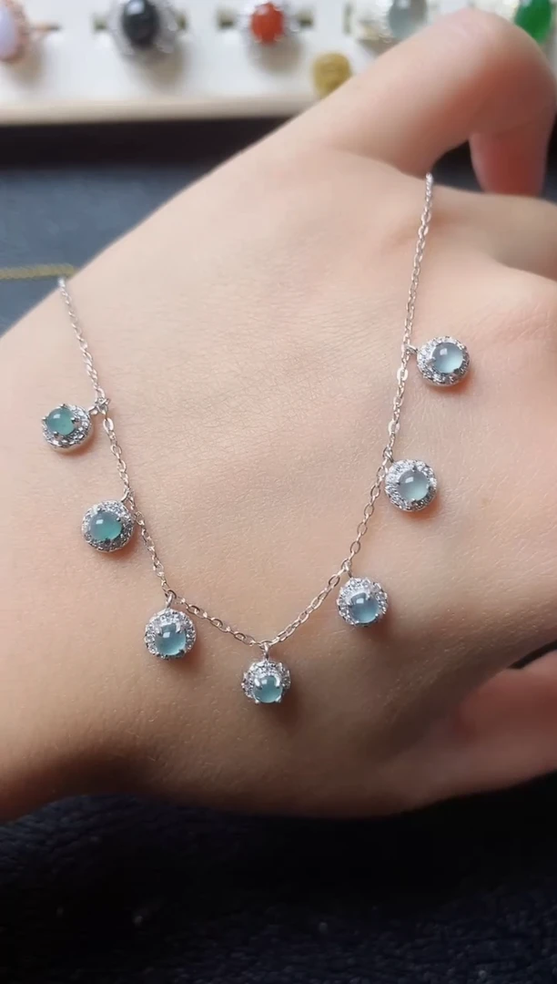 【闪购商品】翡翠戒指银S925镶嵌11111