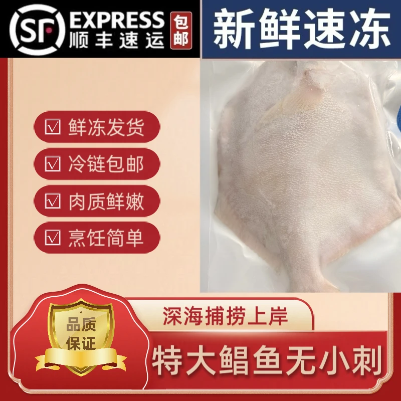 [顺丰冷链发货】野生深海大鲳鱼 新鲜海捕无冰衣 独立包装 特大号