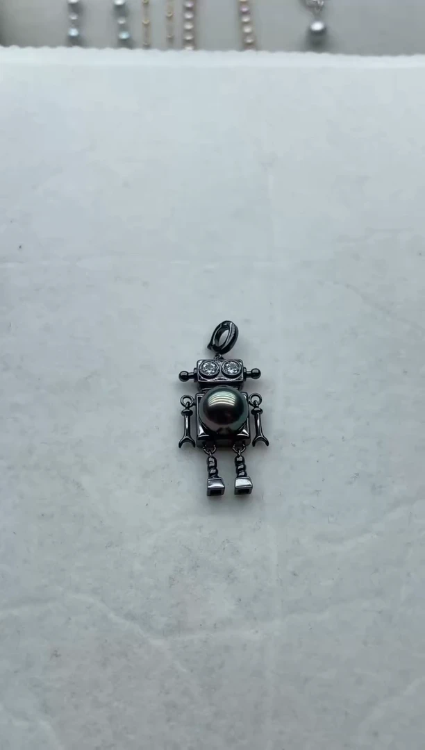 【闪购商品】海水珍珠吊坠银S925镶嵌59