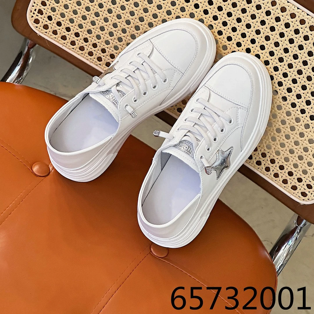 小白鞋2025春秋款时尚百搭款 小白