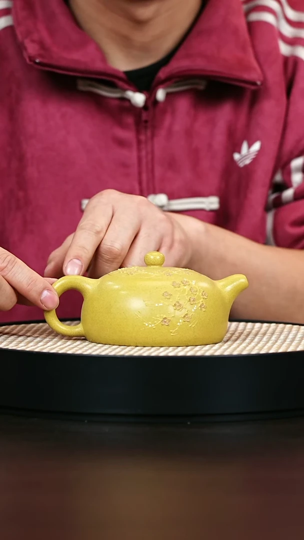 茶壶紫砂黄金段 半月260cc