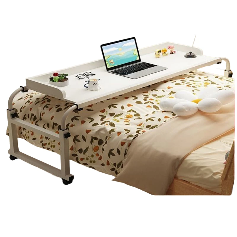 跨床桌可移动书桌电脑桌家用床上桌懒人升降卧室床边小桌子床尾