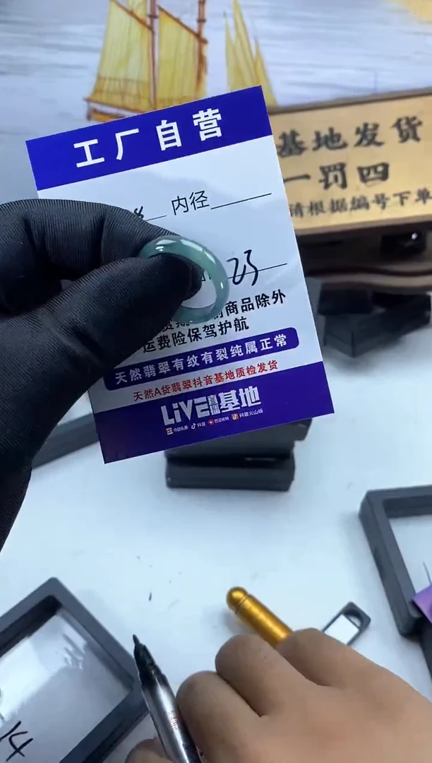 未镶嵌戒圈翡翠868
