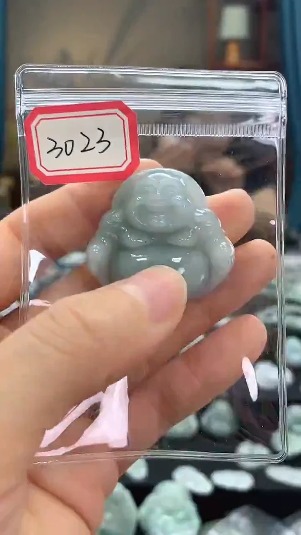 颈饰未镶嵌翡翠佛公3023