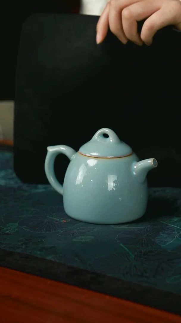 秦权壶 支钉 开片 一级品  220毫升