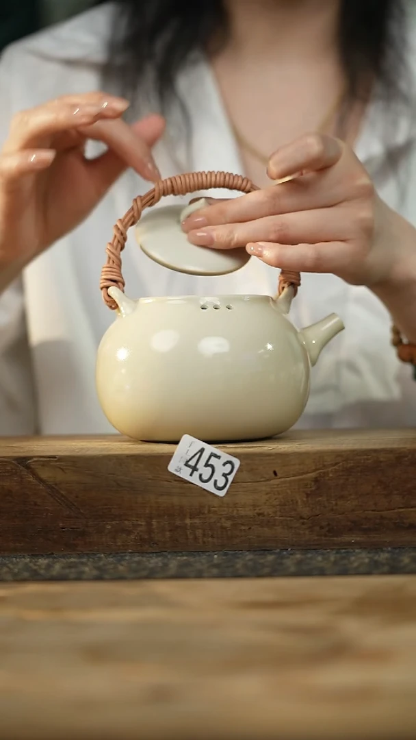 设计师手作款 提梁煮茶壶