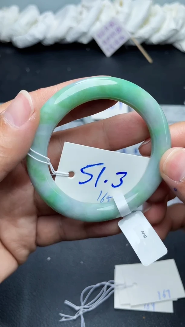 未镶嵌手镯翡翠茜**茜165