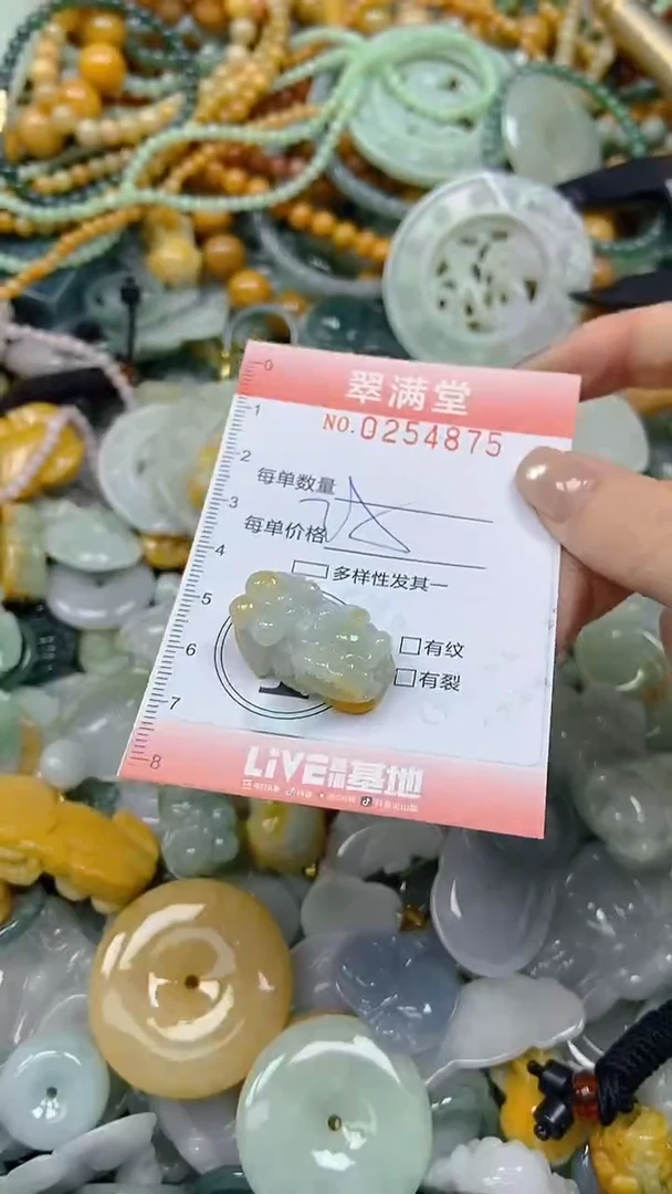 未镶嵌挂件翡翠闪购0254875